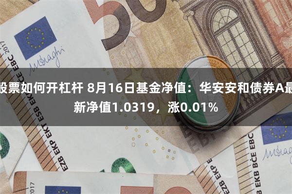 股票如何开杠杆 8月16日基金净值：华安安和债券A最新净值1.0319，涨0.01%